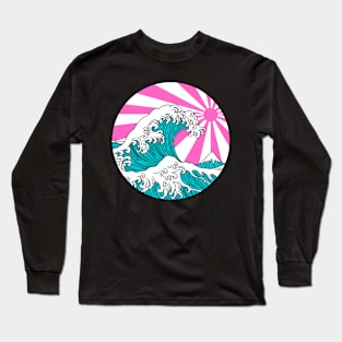 Japanese Waves Long Sleeve T-Shirt